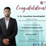 Big Congratulations to Ir. Dr. Vasanthan Maruthapillai